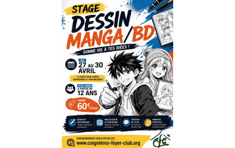 Stage Dessin MANGA/BD